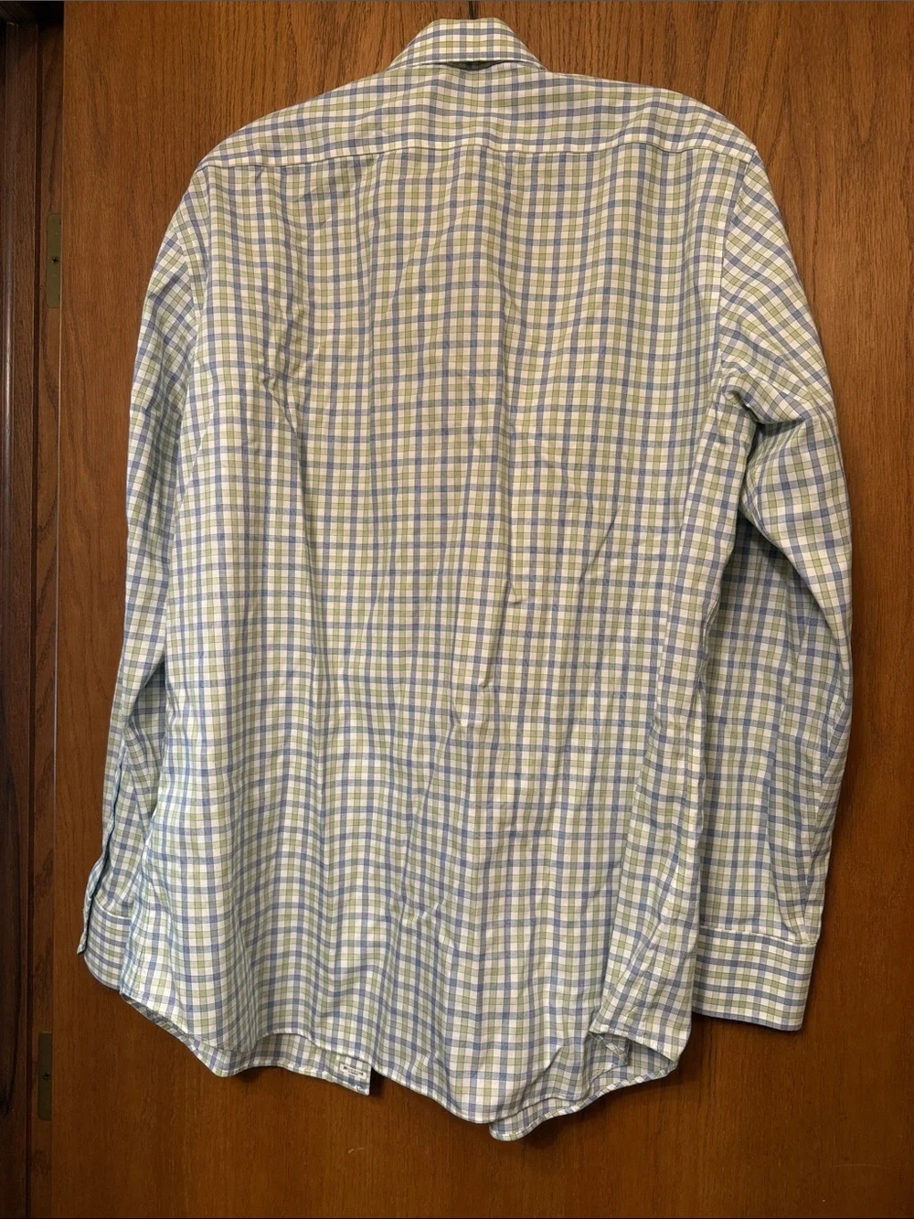 4 Banana Republic Men's Plaid Button-Down Shirt - Blue, Light Green, Pink, White
